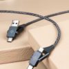 Chimera Multi-Cable 4-in-1 dual head rotation for connection to various power and devices