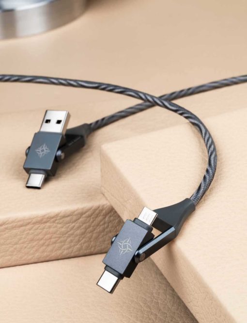 Chimera Multi-Cable 4-in-1 dual head rotation for connection to various power and devices